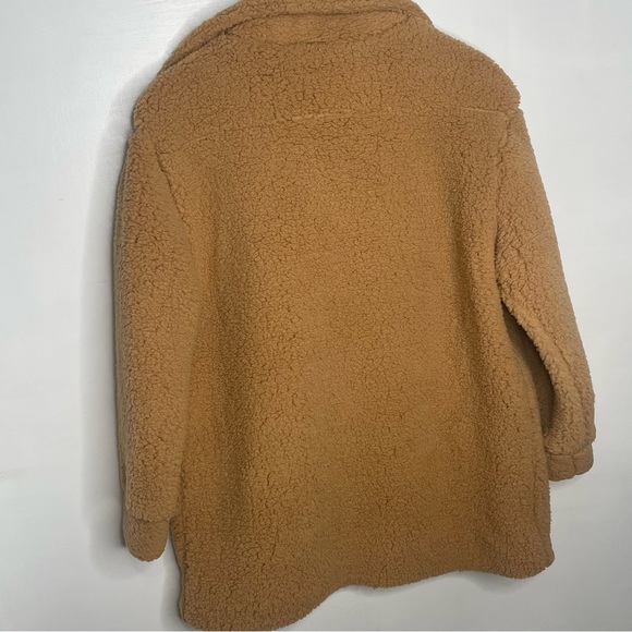 Tan Sherpa Teddy Bear Jacket New with tags - Picture 6 of 7